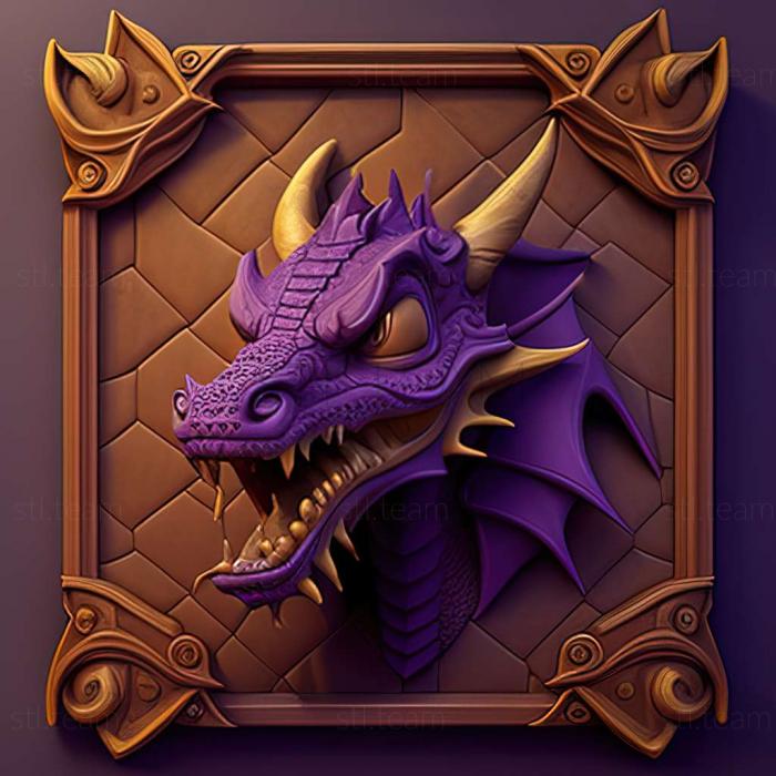 3D model Spyro 3 Year of the Dragon game (STL)